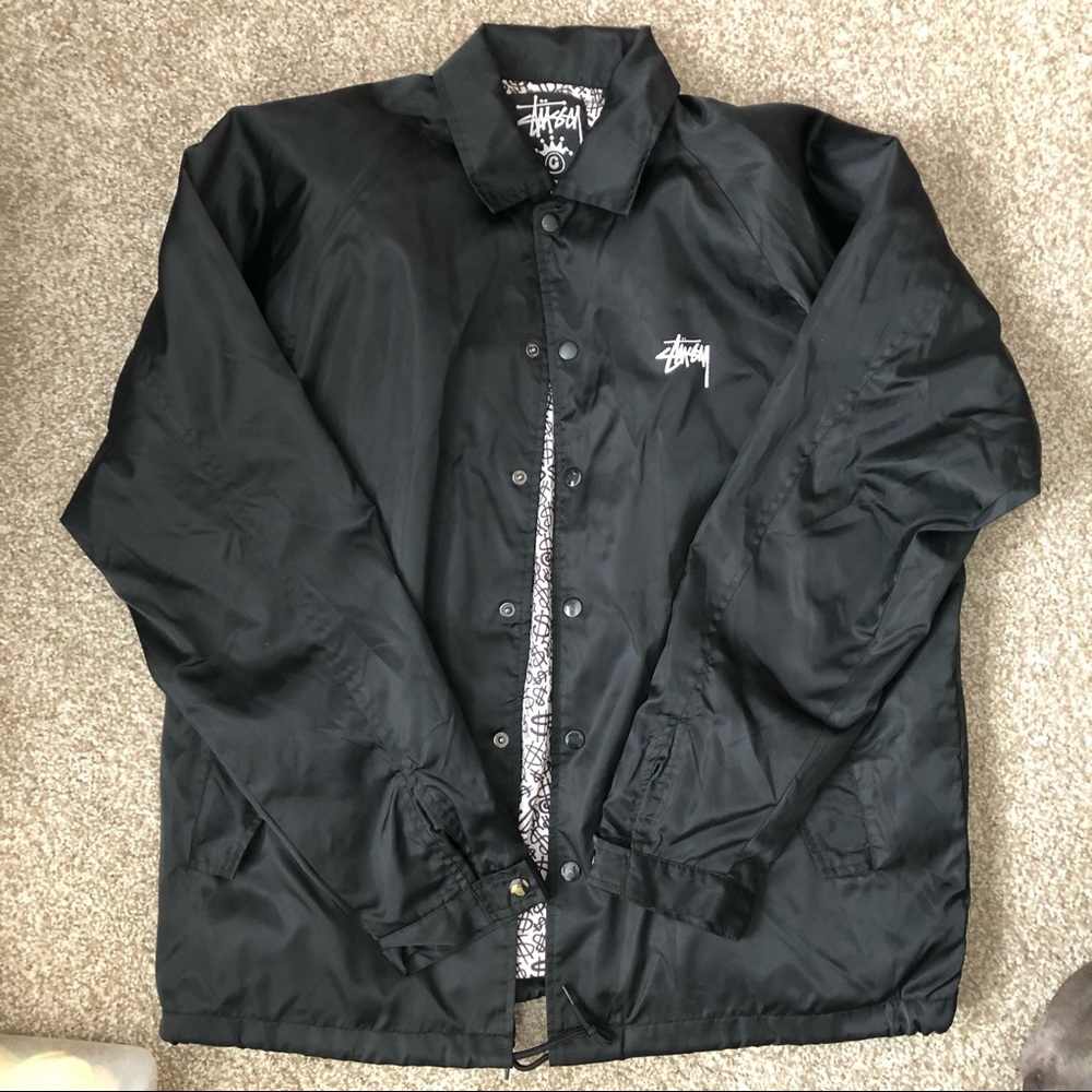 Stussy Old Crown $ Coaches Jacket Sz L